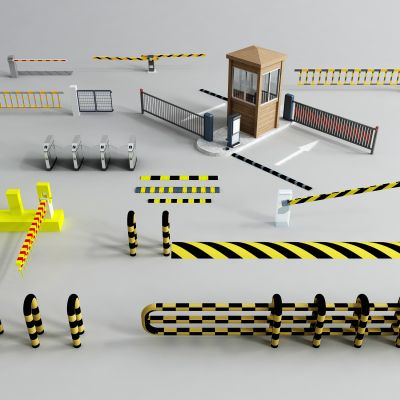 现代工业设备 车挡 减速带_闸机 防撞栏