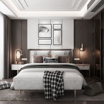 现代卧室