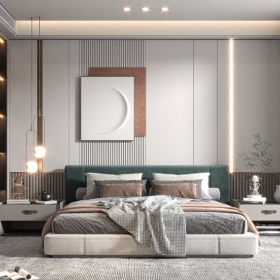 现代卧室