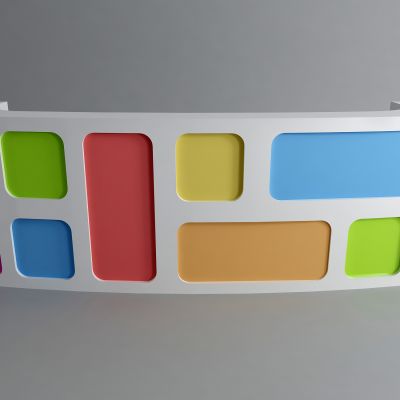 现代儿童服务台