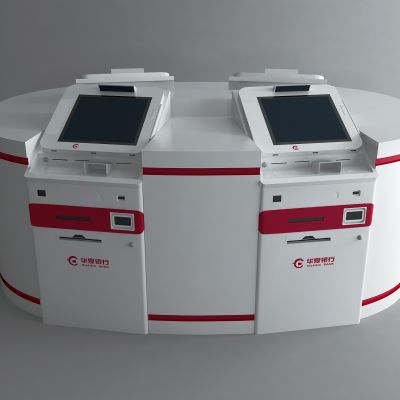 现代银行智能服务机 柜员机