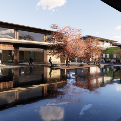 新中式景观示范区