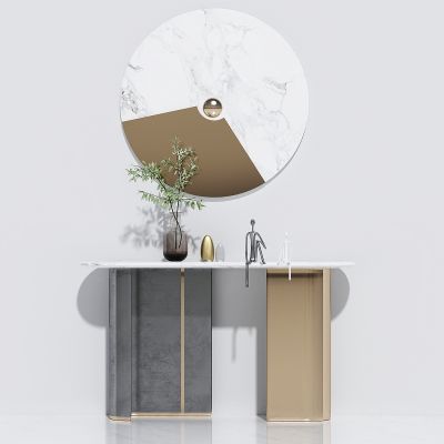 现代玄关柜，端景台，进门装饰台