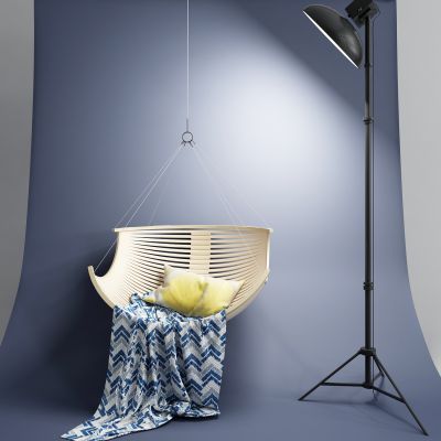 现代吊椅 摄影灯