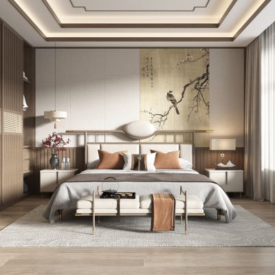 新中式 家居卧室