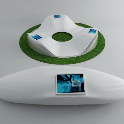 现代展厅 显示屏