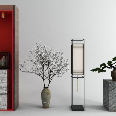 新中式装饰摆件组合