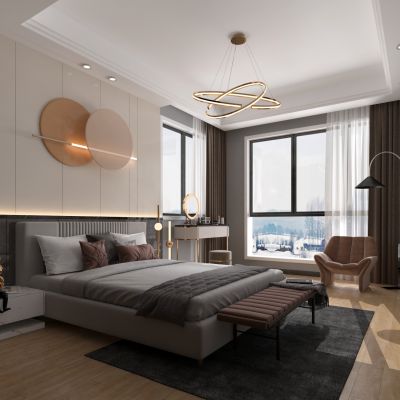 现代卧室