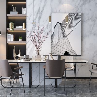 现代简约餐桌椅组合