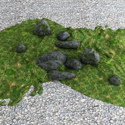 现代庭院景观微地形