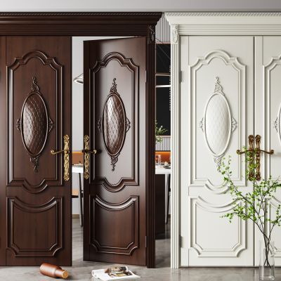 简欧入户双开门