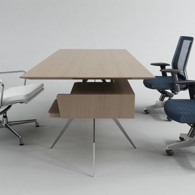 现代办公桌椅组合