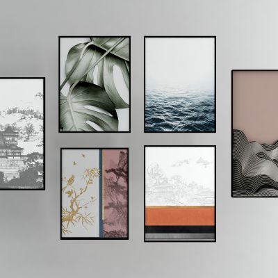 现代装饰画组合