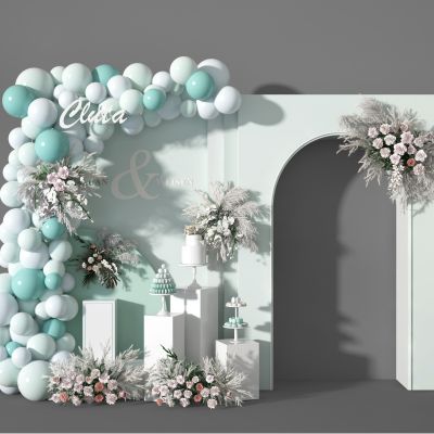 白色  气球  美陈 