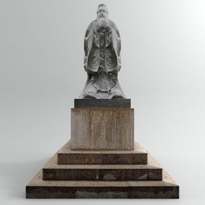 现代孔子雕塑