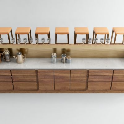 现代服务台 水吧台