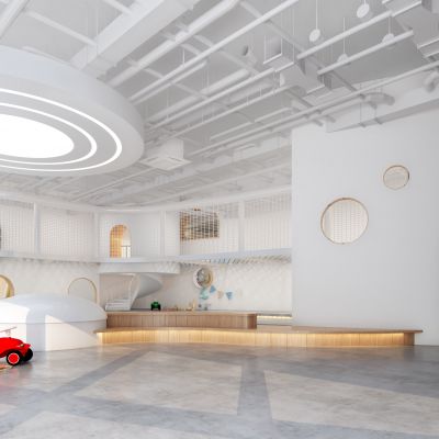 现代幼儿园游乐场