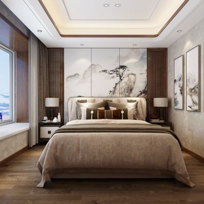 中式卧室主卧室