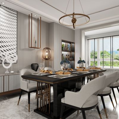 现代轻奢客餐厅