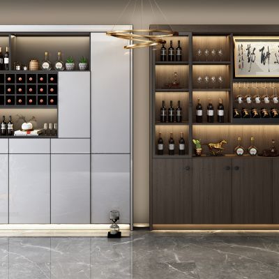 现代轻奢酒柜