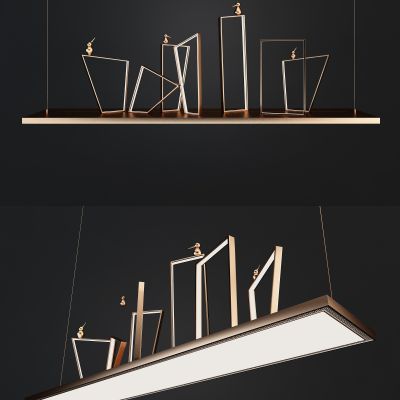 新中式金属装饰创意吊灯