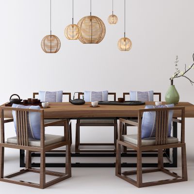 中式商用茶几吊灯