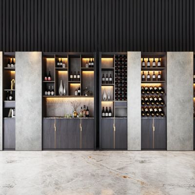 现代轻奢酒柜
