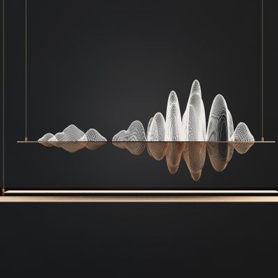 新中式金属装饰创意吊灯