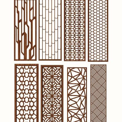 现代花格屏风隔断通花