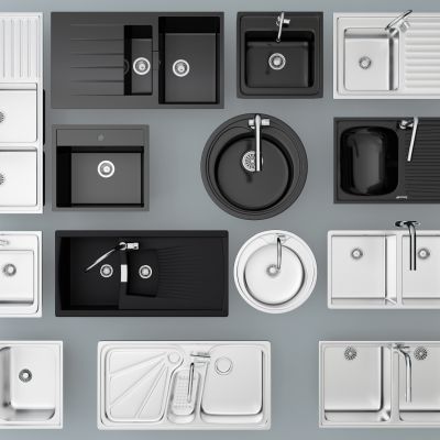 现代厨房洗菜盆 洗菜池 水龙头 厨房五金