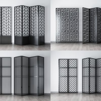 工业风隔断 移动隔断 镂空隔断 铁艺隔断 屏风 折叠屏风 移动屏风 铁艺屏风