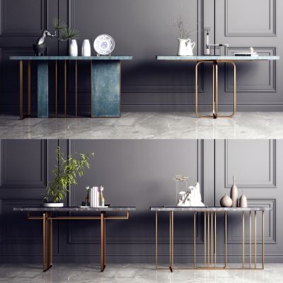 新中式端景条案