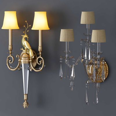 欧式壁灯组合
