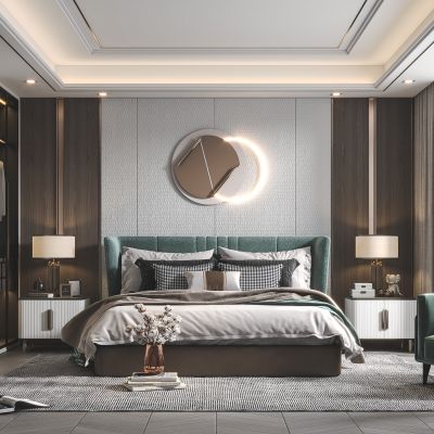 现代轻奢卧室