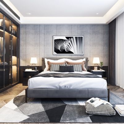 现代卧室
