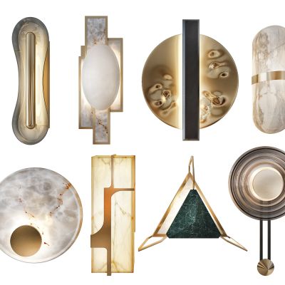 现代北欧壁灯组合