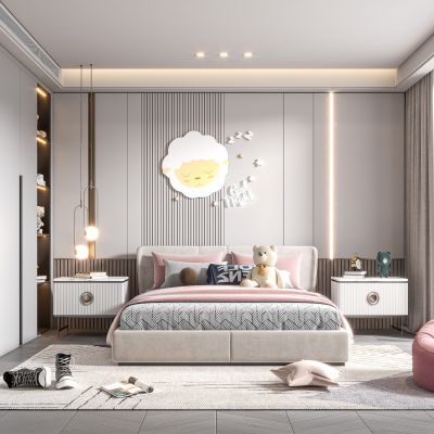 現(xiàn)代兒童房女孩房