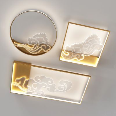 新中式金属吸顶灯