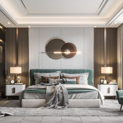 现代轻奢卧室