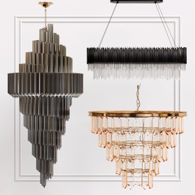 02现代大型水晶吊灯cr