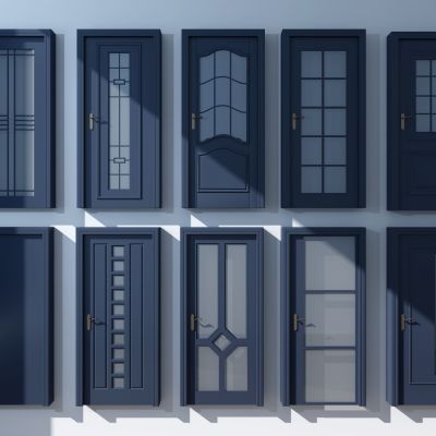 现代风格卫生间门组合