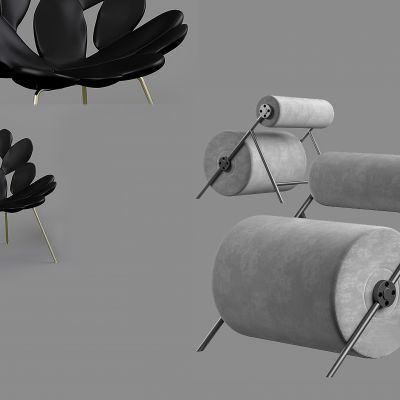 现代异形单人椅