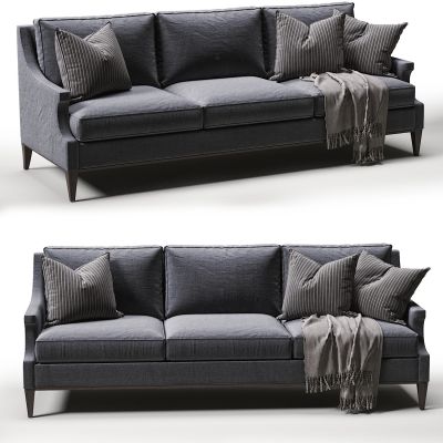 美式简美多人布艺沙发