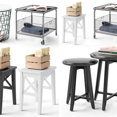 北欧宜家边几 角几