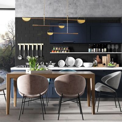 北欧餐桌椅组合