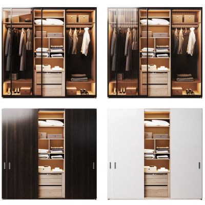 现代衣柜组合