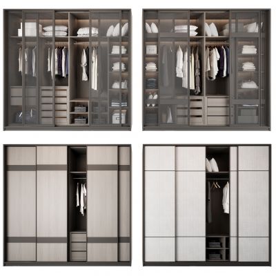 现代衣柜组合