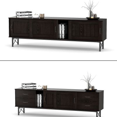 美式电视柜组合