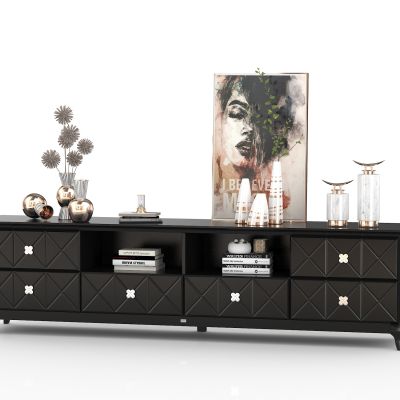 现代轻奢电视柜组合