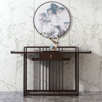 新中式端景条案玄关柜